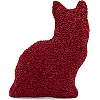 Petco Chenille Cat Shape Pillow