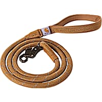 Carhartt Durable Training Leash W/ Silver Reflective Hits for Visibility Rope Dog Leash