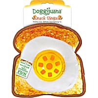 Doggijuana Snack Slinger Breakfast Toast treat Dispensing Dog Toy