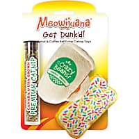 Meowijuana Get Dunk'd Coffee & Donut 2-fer Cat Toy