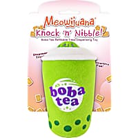 Meowijuana Knock 'n' Nibble Boba Tea Treat Dispensing Cat Toy