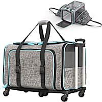 Katziela Rolling Rover Airline Approved Bag Dog & Cat Carrier