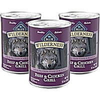 Blue Buffalo Wilderness Beef & Chicken Grill Grain-Free Canned Dog Food
