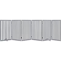 UniPaws 36" H Free Standing Pet Gate with Supporting Feet, 120" W X 36" H