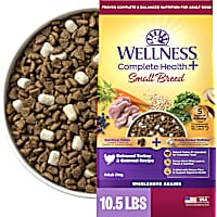 Wellness Complete Health+ Small Breed Deboned Turkey & Oatmeal Recipe with Freeze-Dried Wellbites Adult Dry Dog Food