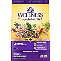 Wellness Complete Health+ Adult Chicken & Oatmeal Recipe with Freeze-Dried Wellbites Dry Dog Food