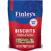 Finley's Peanut Butter And Pumpkin Biscuits Dog Treats