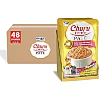 Inaba Churu Chicken Recipe with Salmon Entree Pate Pouch Cat Food
