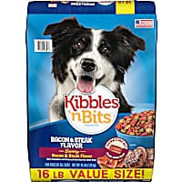 Kibbles 'n Bits Savory Bacon & Steak Flavor Dry Dog Food