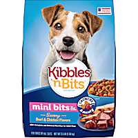 Kibbles 'n Bits Savory Beef & Chicken Mini Bits Small Breed Dry Dog Food