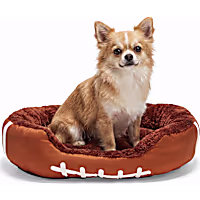 Petco Football Bolster Dog Bed
