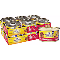 Wellness Complete Health Natural Canned Grain Free Gravies Salmon Dinner Wet Cat Food