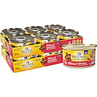 Wellness Complete Health Natural Grain Free Minced Salmon Dinner Wet Cat Food