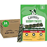 Greenies Occupy Twists Regular Size Chicken Flavor Natural Dog Treats