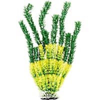 Imagitarium Green/Yellow Two Tone Faux Plant Aquarium Decor