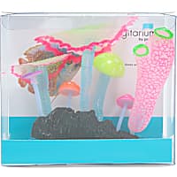 Imagitarium Multicolor Mushroom Coral Aquarium Decor
