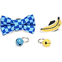 Petco Banana Bow Charm Accessory Pack for Cat Collars