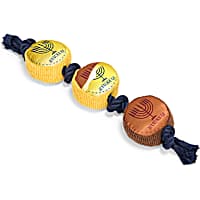 Petco Holiday Hanukkah Gelt Rope Plush Dog Toy