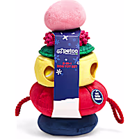 Petco Holiday 6-in-1 Stacking Dog Toy
