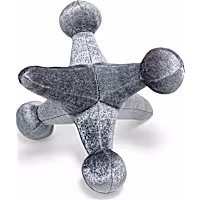 Petco Holiday Silver Jack Plush Dog Toy