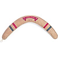 Petco Holiday Leather Boomerang Dog Toy