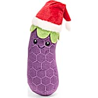 Petco Holiday Eggplant Tough Plush Dog Toy