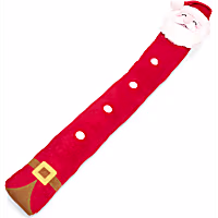 Petco Holiday Santa Long Plush Dog Toy