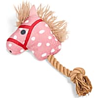 Petco Holiday Horse Rope Plush Dog Toy
