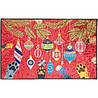 Petco Holiday Ornaments Pet Placemat