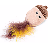 Petco Holiday Acorn Feather Plush Cat Toy
