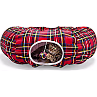 Petco Holiday 2-in-1 Cat Bed and Round Tunnel Toy