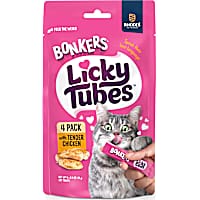 BONKERS Licky Tubes Chicken Flavored Wet Cat Treats