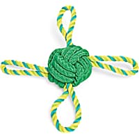 Petco Green 4-Way Rope Tug Toy