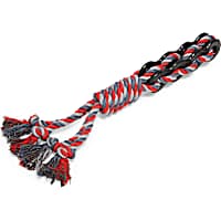 Petco Black/Red Multi-Tug Rope TPR Toy
