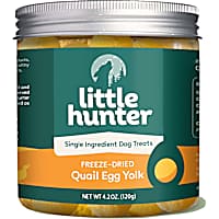Little Hunter Freeze-Dried Raw Quail Egg Yolk Dog Treats