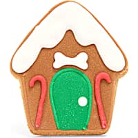 Petco Holiday House Gingerbread Flavor Hand-Decorated Cookie Treats for Dogs