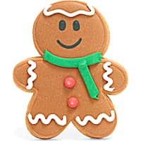 Petco Holiday Gingerbread Man Gingerbread Flavor Hand-Decorated Cookie Treats for Dogs