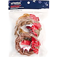 Petco Holiday Collagen Wreath Chews for Dogs