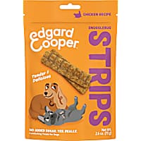 Edgard & Cooper Snugglebug Strips, Grain-Free Tender Strip Chicken Recipe Treats for Dogs