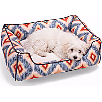 Petco Multicolor Diamond Print Cuddler Step-In Dog Bed