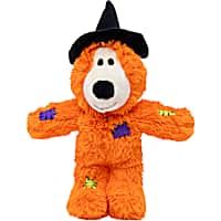 KONG Halloween Wild Knots Witch Bear Orange Dog Toy