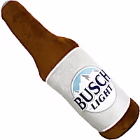 Anheuser Busch Light Plush Bottle Dog Toy