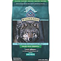 Blue Buffalo Wilderness for Large Breed Adult Dogs, Grain-Free Formula, with Salmon Natural 32% Protein Dry Food