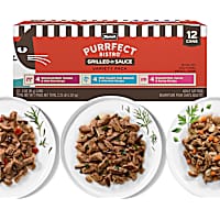 Merrick Purrfect Bistro in Sauce with Beef, Wild-Caught Cod, and Braised Pork Cat Food Variety Pack