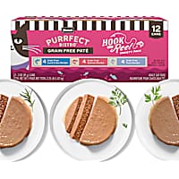 Merrick Purrfect Bistro Grain Free Salmon Premium Ingredient Adult Pate Wet Cat Food Variety Pack