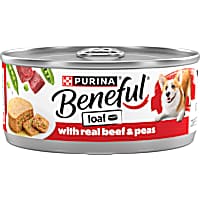 Purina Beneful Loaf with Real Beef & Peas Wet Dog Food