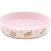 Pusheen Purple Stars Oval Bowl for Cats