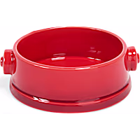 Petco Ceramic Red Fire Hydrant Dog Bowl