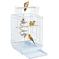 Topeakmart Open Top Bird Cage for Small Birds