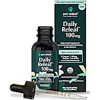 Pet Releaf USDA Organic Daily Releaf Hemp Oil 100mg for Dogs
